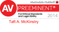 Taft McKinstry AV Preeminent Martindale-Hubbell